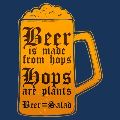 Funny Beer Equals Salad T-Shirt