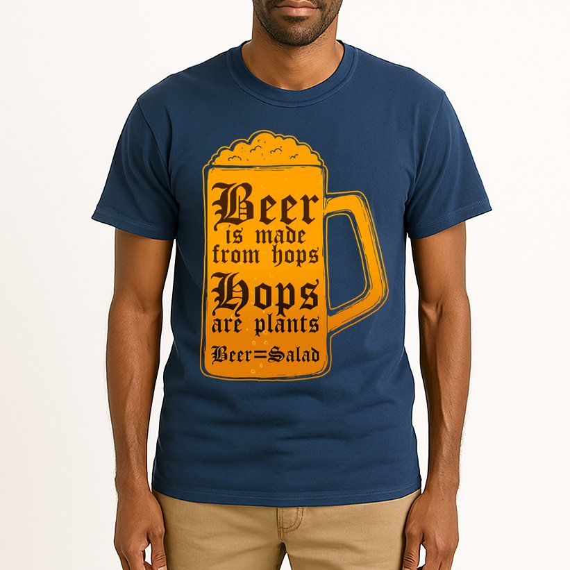 Funny Beer Equals Salad Tall T-Shirt