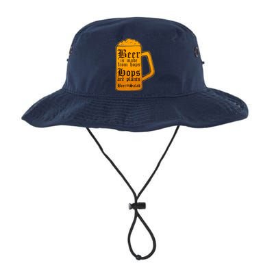 Funny Beer Equals Salad Bucket Hat