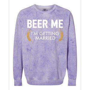 Funny Beer Me I'm Getting Married Colorblast Crewneck Sweatshirt