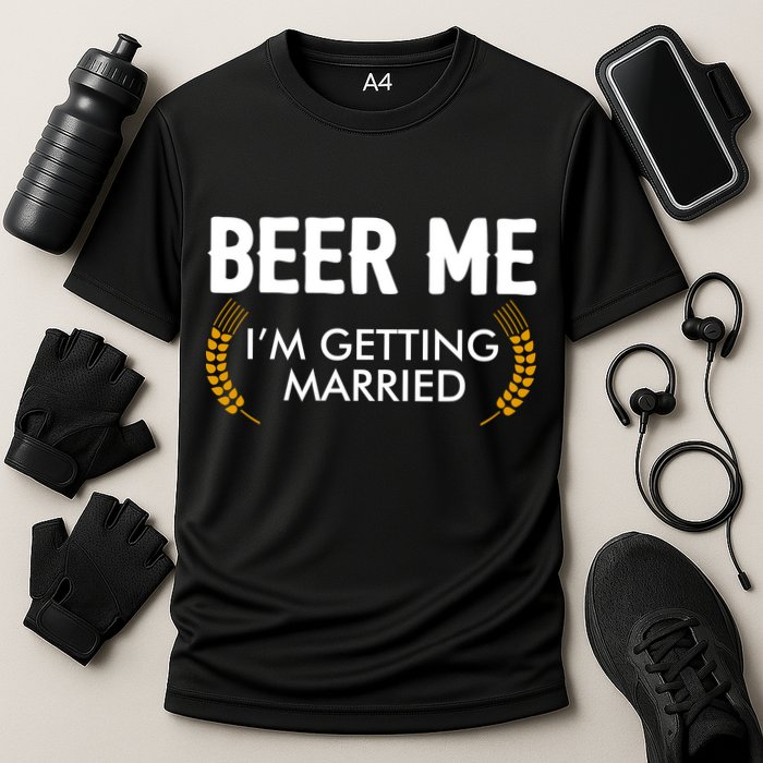 Funny Beer Me I'm Getting Married Cooling Performance Crew T-Shirt