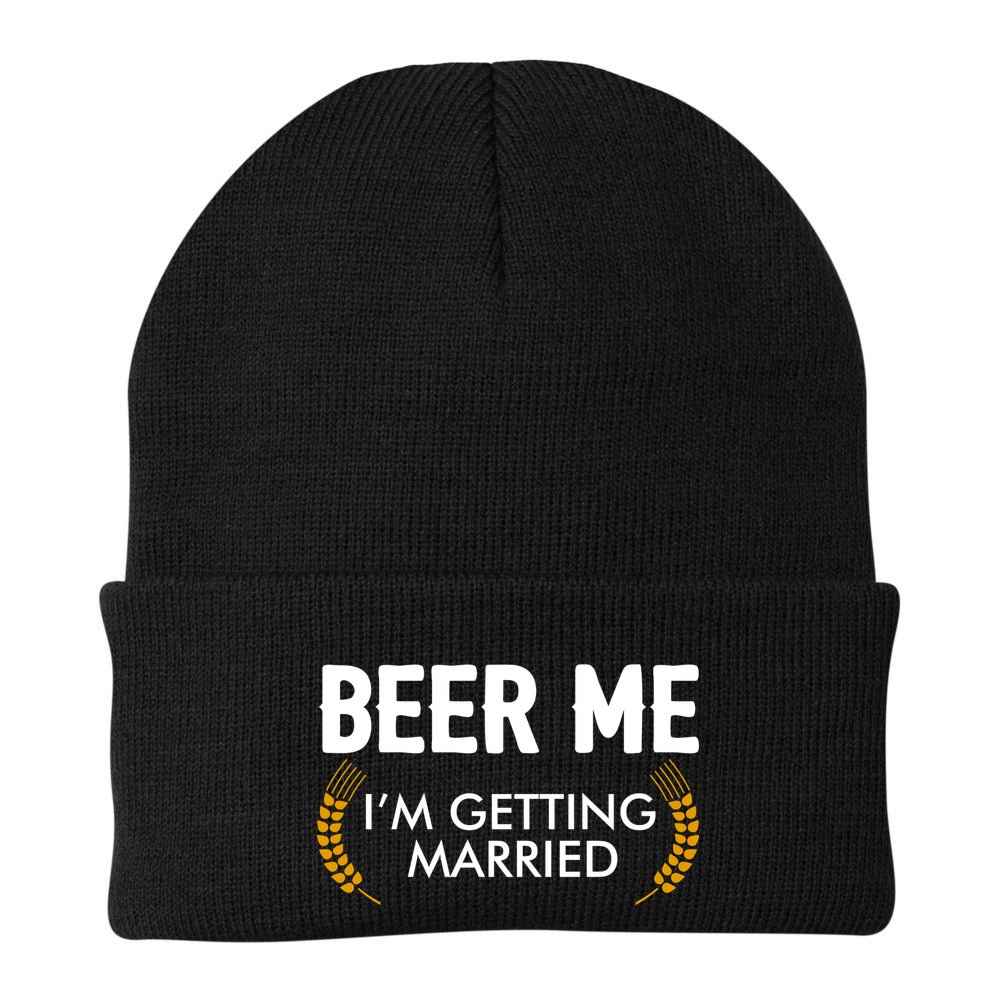 Funny Beer Me I'm Getting Married Beanie