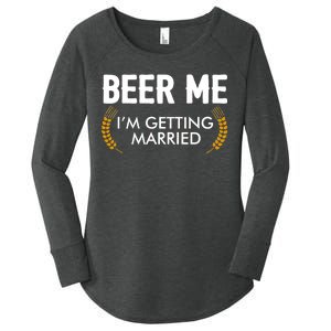 Funny Beer Me I'm Getting Married Women's Perfect Tri Tunic Long Sleeve Shirt