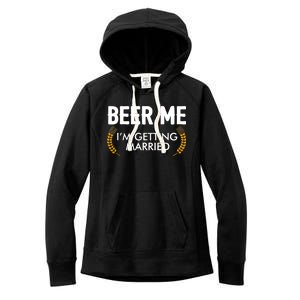 Funny Beer Me I'm Getting Married Women's Fleece Hoodie