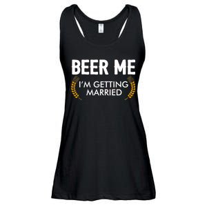 Funny Beer Me I'm Getting Married Ladies Essential Flowy Tank