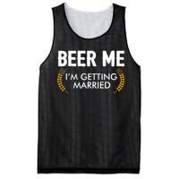 Funny Beer Me I'm Getting Married Mesh Reversible Basketball Jersey Tank