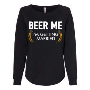 Funny Beer Me I'm Getting Married Womens California Wash Sweatshirt