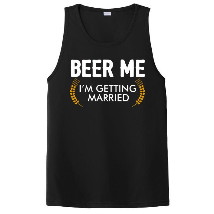 Funny Beer Me I'm Getting Married PosiCharge Competitor Tank