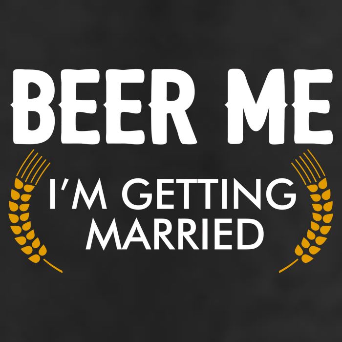 Funny Beer Me I'm Getting Married Golf Towel