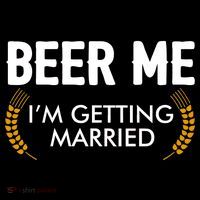Funny Beer Me I'm Getting Married Short Acrylic Beanie