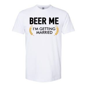 Funny Beer Me I'm Getting Married Softstyle CVC T-Shirt