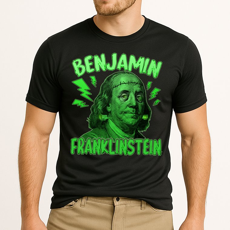 Funny Benjamin Franklinstein Performance Shirt
