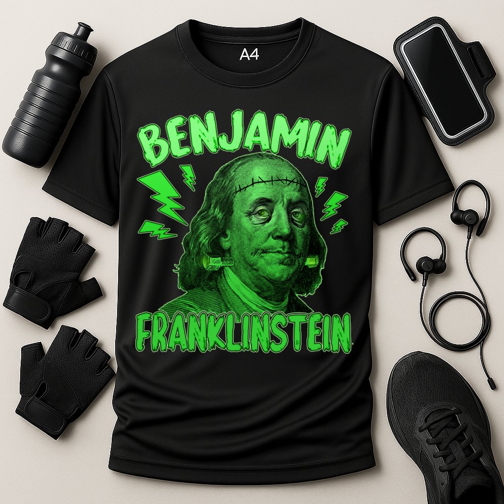 Funny Benjamin Franklinstein Performance Shirt