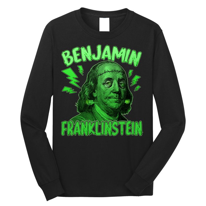 Funny Benjamin Franklinstein Long Sleeve Shirt