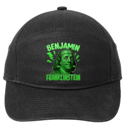 Funny Benjamin Franklinstein 7-Panel Snapback Hat