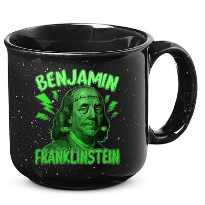 Funny Benjamin Franklinstein 15oz Campfire Ceramic Mug