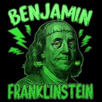 Funny Benjamin Franklinstein Drawstring Bag