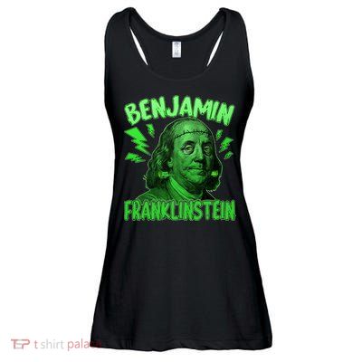 Funny Benjamin Franklinstein Ladies Essential Flowy Tank