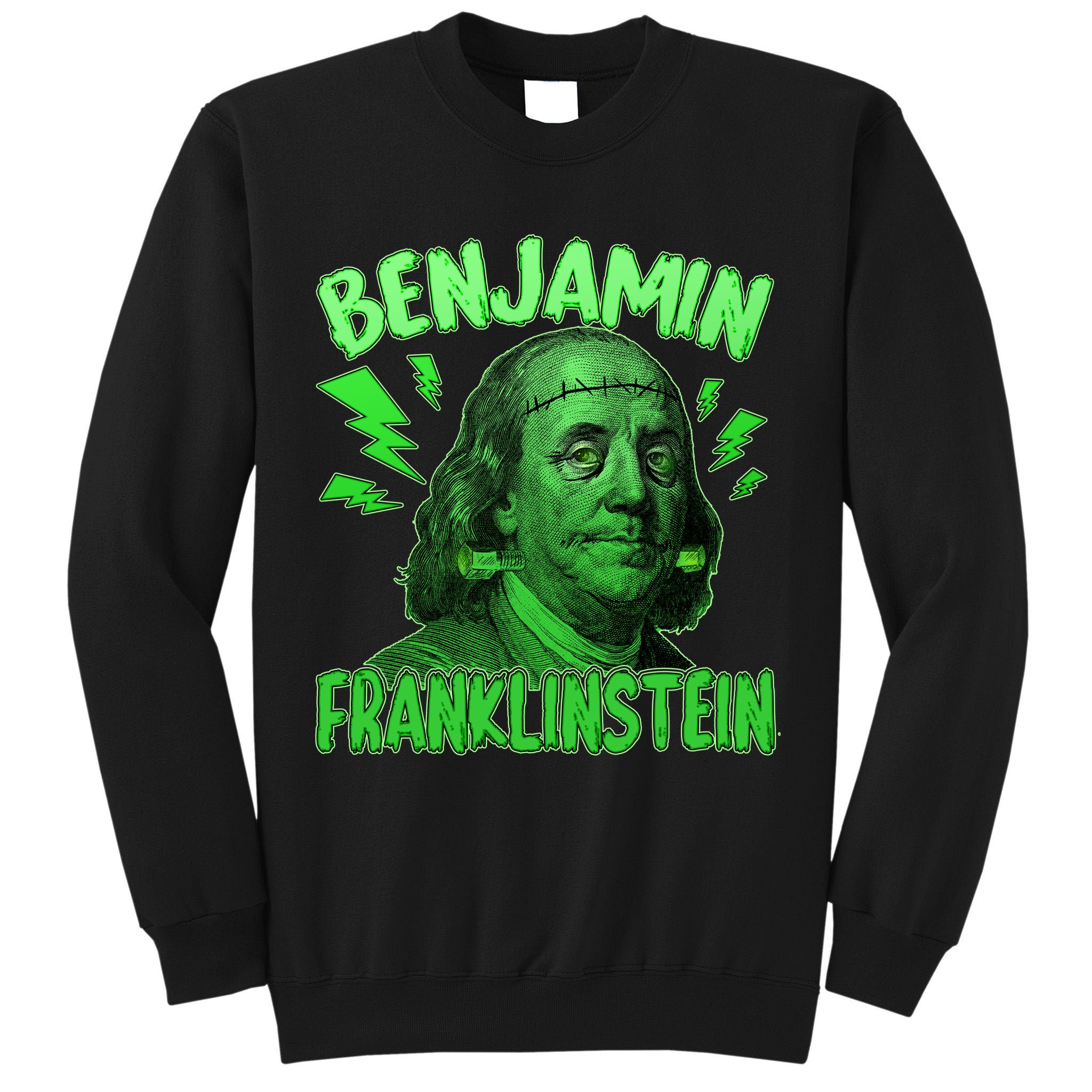 Funny Benjamin Franklinstein Tall Sweatshirt