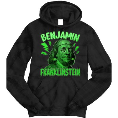 Funny Benjamin Franklinstein Tie Dye Hoodie