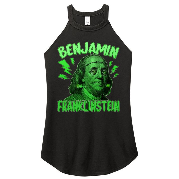 Funny Benjamin Franklinstein Women's Perfect Tri Rocker Tank