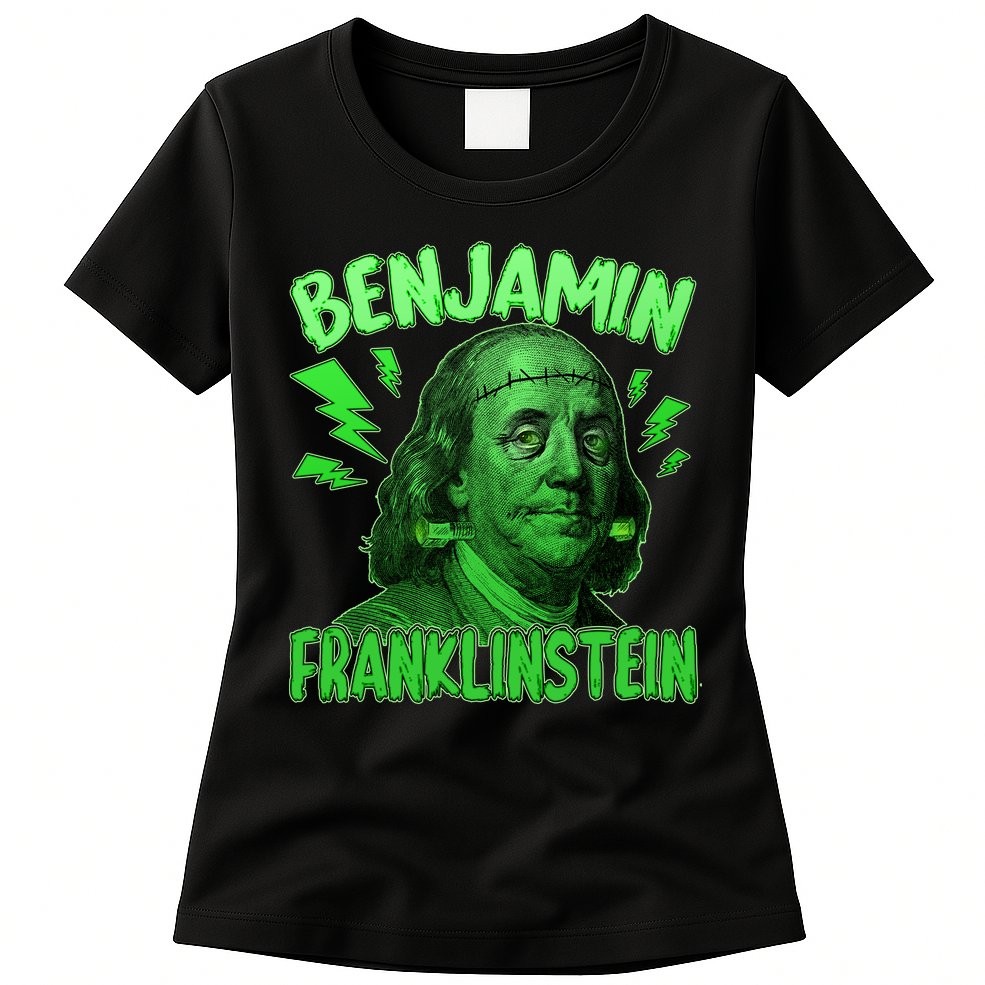 Funny Benjamin Franklinstein Womens T-Shirt
