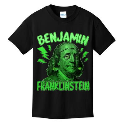 Funny Benjamin Franklinstein Kids T-Shirt