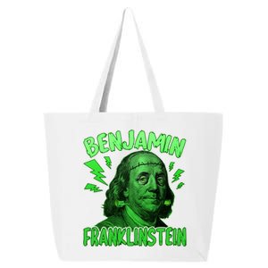 Funny Benjamin Franklinstein 25L Jumbo Tote