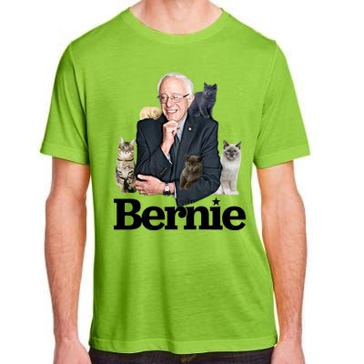 Funny Bernie Sanders Cats Adult ChromaSoft Performance T-Shirt