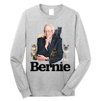 Funny Bernie Sanders Cats Long Sleeve Shirt