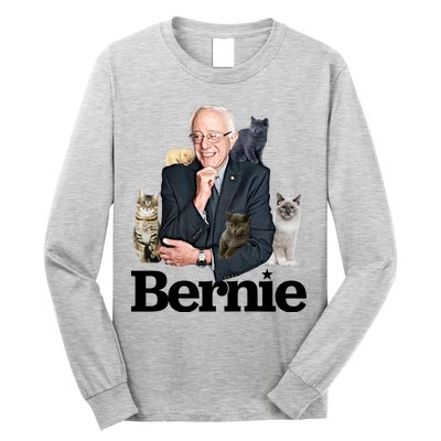 Funny Bernie Sanders Cats Long Sleeve Shirt