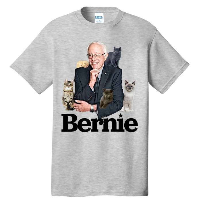 Funny Bernie Sanders Cats Tall T-Shirt