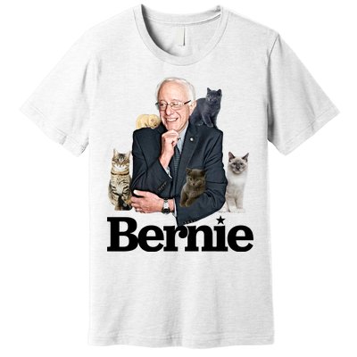 Funny Bernie Sanders Cats Premium T-Shirt