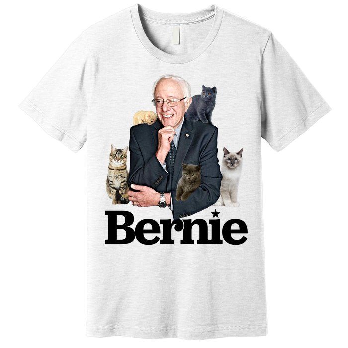 Funny Bernie Sanders Cats Premium T-Shirt