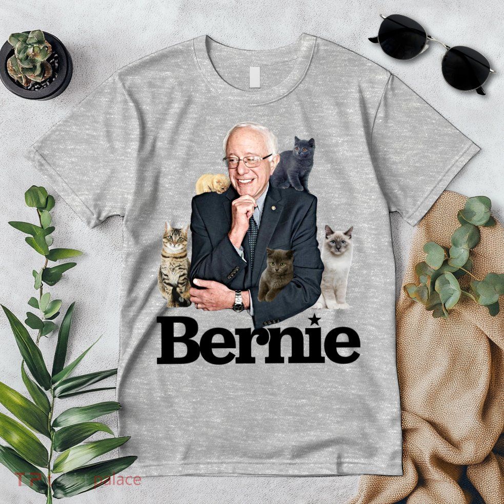 Funny Bernie Sanders Cats Premium T-Shirt
