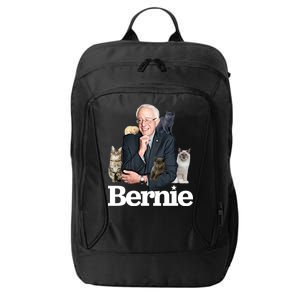 Funny Bernie Sanders Cats City Backpack