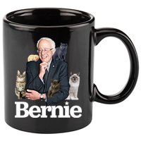 Funny Bernie Sanders Cats 11oz C Handle Ceramic Mug