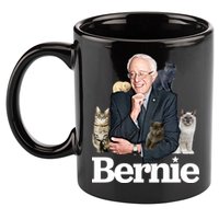 Funny Bernie Sanders Cats 11oz C Handle Ceramic Mug
