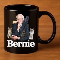 Funny Bernie Sanders Cats 11oz C Handle Ceramic Mug