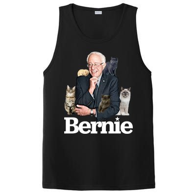 Funny Bernie Sanders Cats PosiCharge Competitor Tank