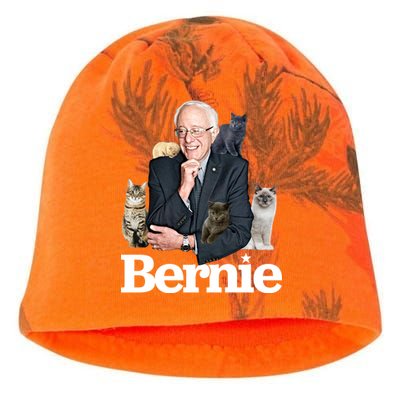 Funny Bernie Sanders Cats Kati - Camo Knit Beanie