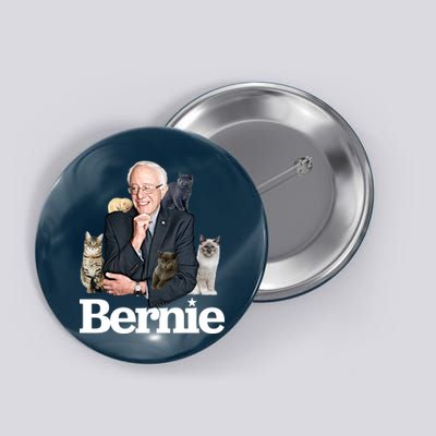 Funny Bernie Sanders Cats Button