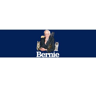 Funny Bernie Sanders Cats Bumper Sticker