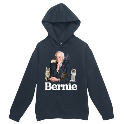 Funny Bernie Sanders Cats Urban Pullover Hoodie