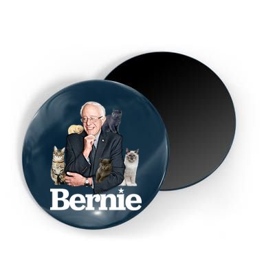 Funny Bernie Sanders Cats Magnet