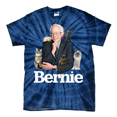 Funny Bernie Sanders Cats Tie-Dye T-Shirt