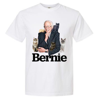 Funny Bernie Sanders Cats Garment-Dyed Heavyweight T-Shirt