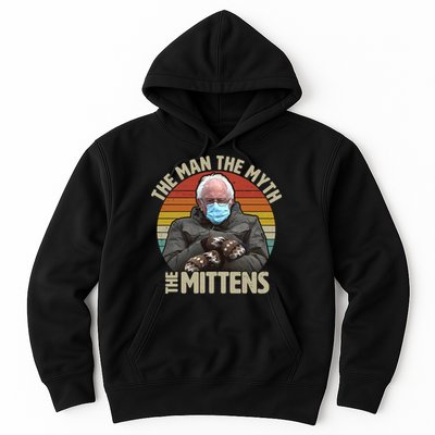 Funny Bernie Sanders Meme The Man The Myth The Mittens Hoodie