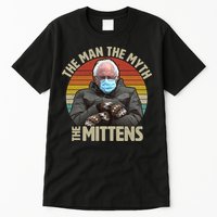 Funny Bernie Sanders Meme The Man The Myth The Mittens Tall T-Shirt