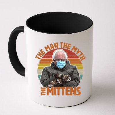 Funny Bernie Sanders Meme The Man The Myth The Mittens Mug
